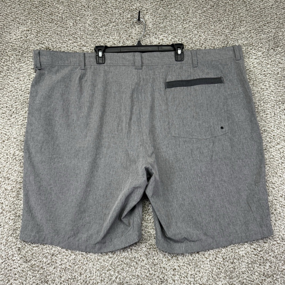 IZOD Saltwater Performance Shorts Men's Size 52‎ Lot Of 2 Gray Tan Stretch Golf - Picture 14 of 16